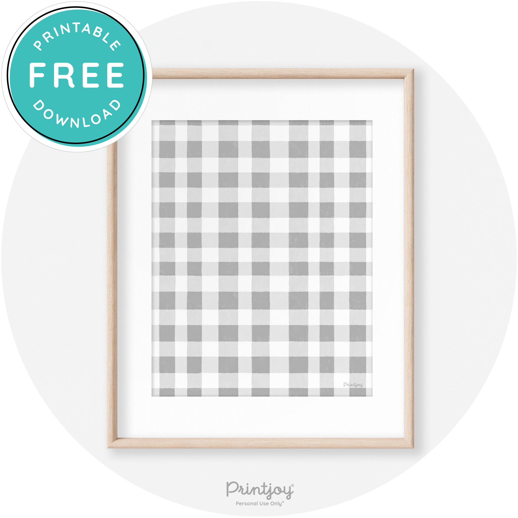 Fall Plaid Neutral Modern Transitional Decor Wall Art Free Printable