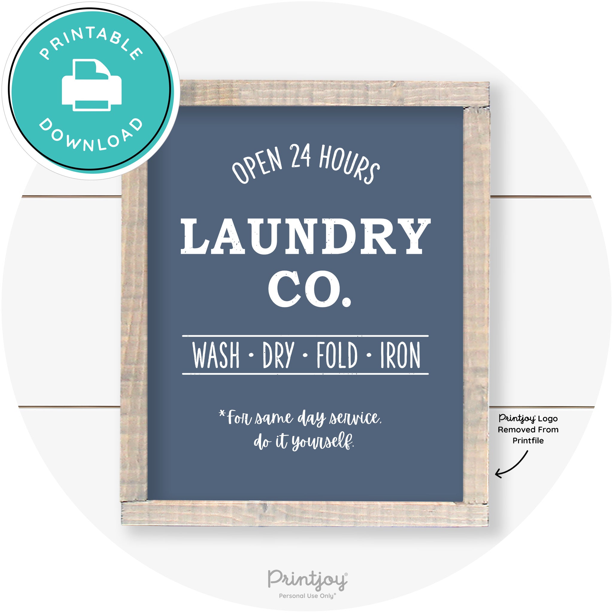 Laundry Co Do It Yourself Funny Farmhouse Wall Art Free Printable - Printjoy