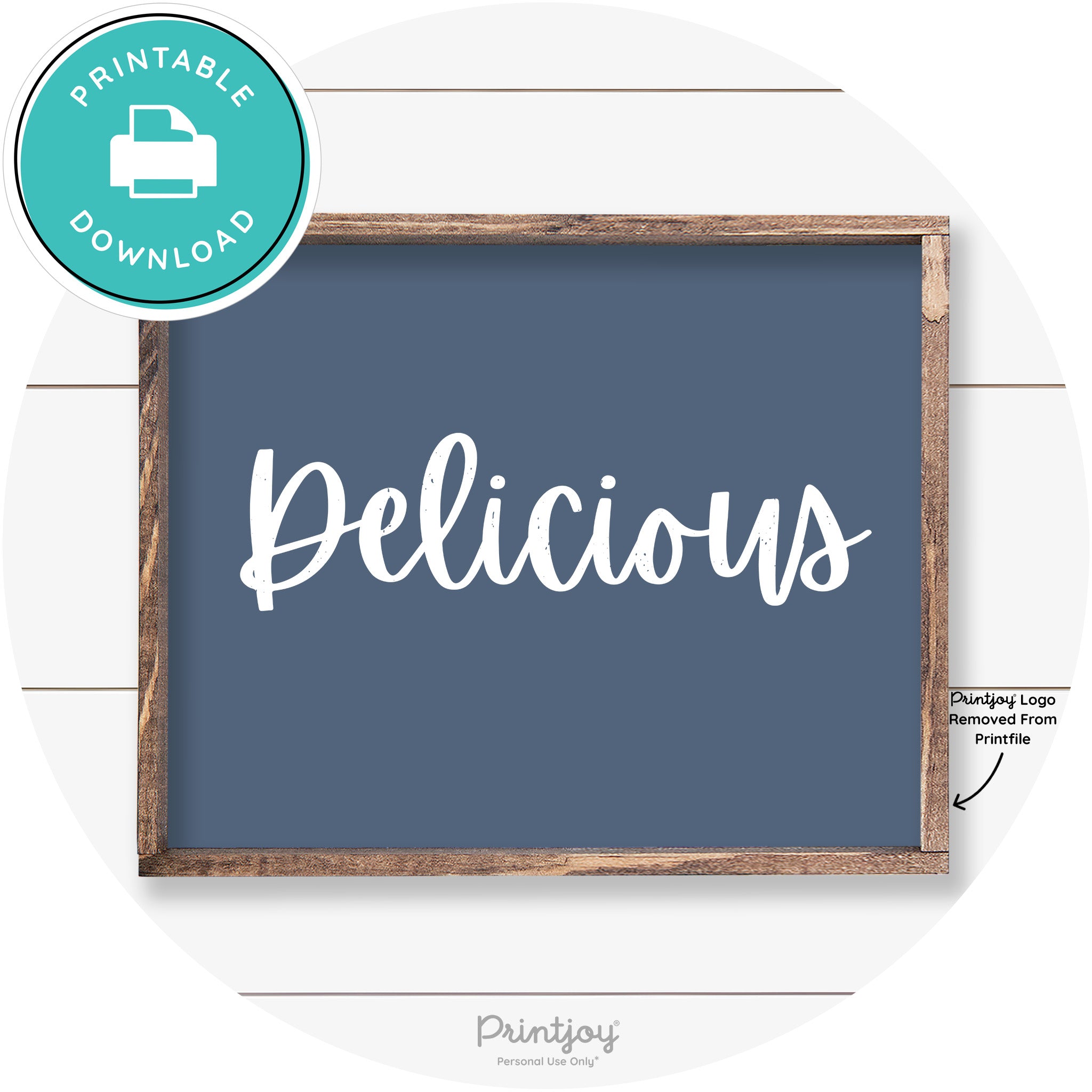 Delicious Cute Fun Simple Farmhouse Kitchen Wall Art Free Printable