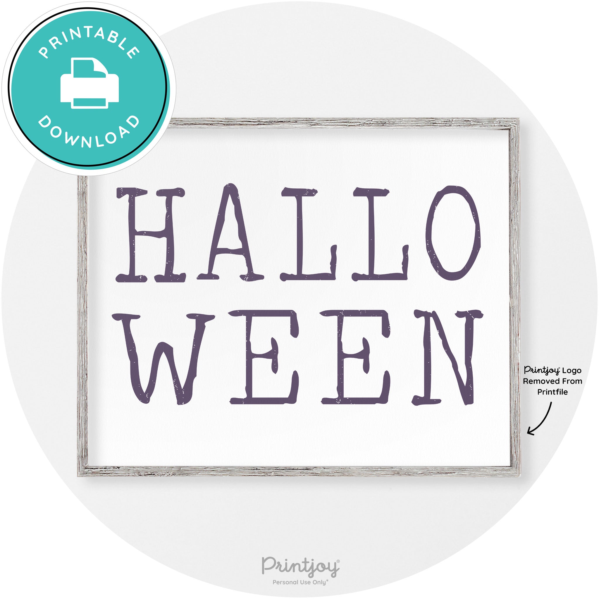 Halloween Eerie Typography Vintage Halloween Wall Art Free Printable - Printjoy