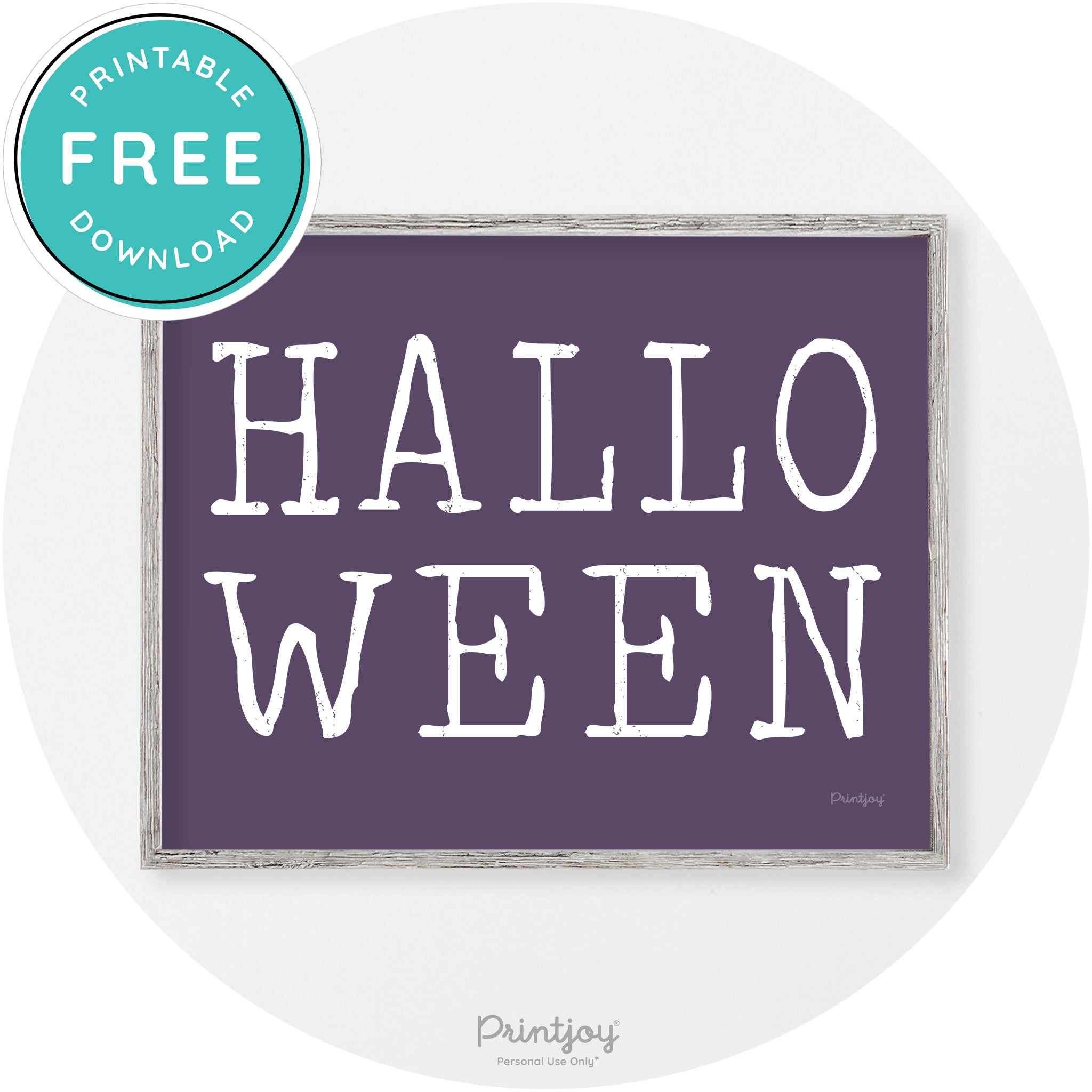 Halloween Eerie Typography Vintage Halloween Wall Art Free Printable - Printjoy