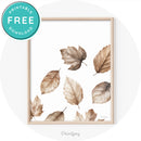 Free Printable Give Thanks Modern Farmhouse Thanksgiving Fall Wall Art Decor Download