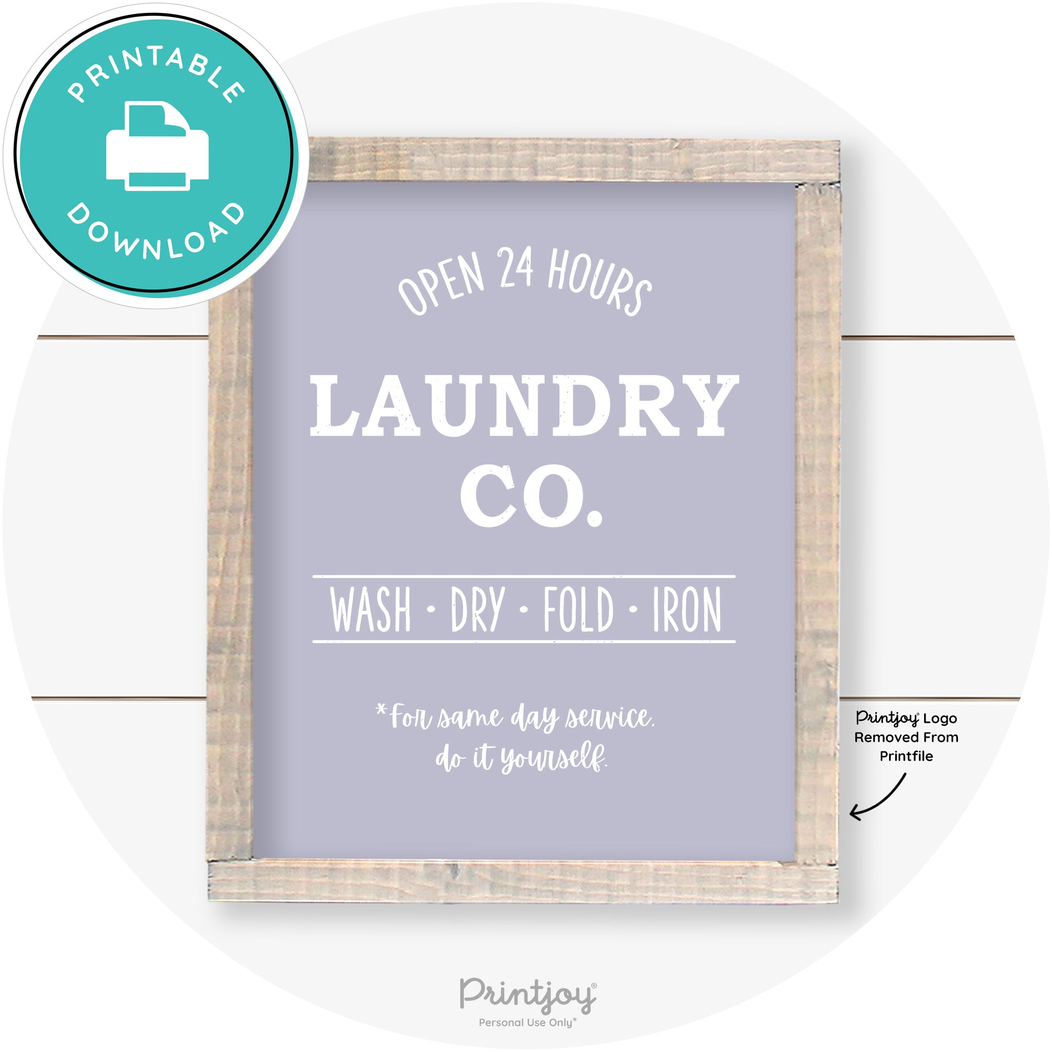 Laundry Co Do It Yourself Funny Farmhouse Wall Art Free Printable - Printjoy