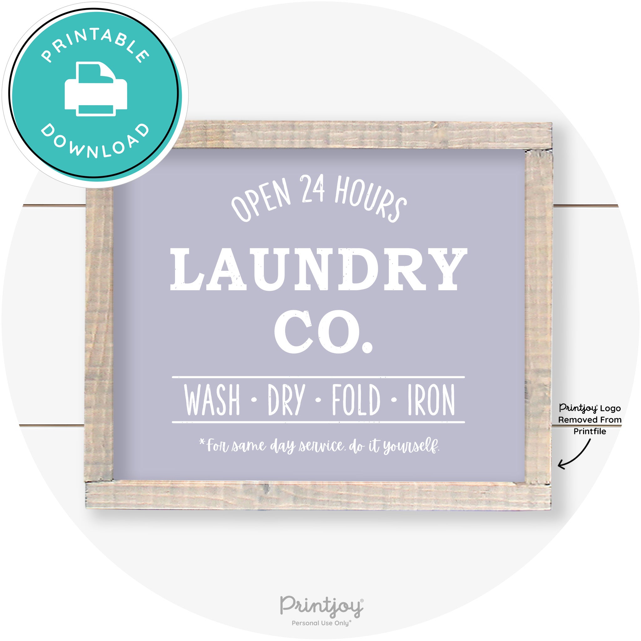 Laundry Co Do It Yourself Funny Farmhouse Wall Art Free Printable - Printjoy