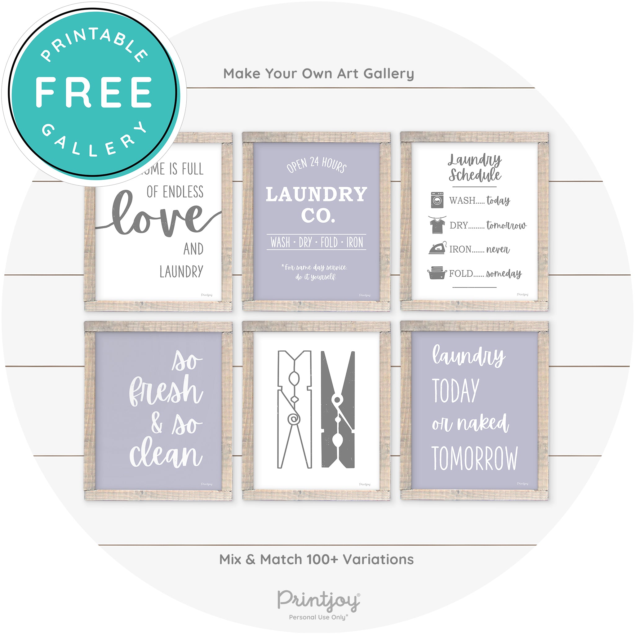 Laundry Today Or Naked Tomorrow Farmhouse Wall Art Free Printable - Printjoy