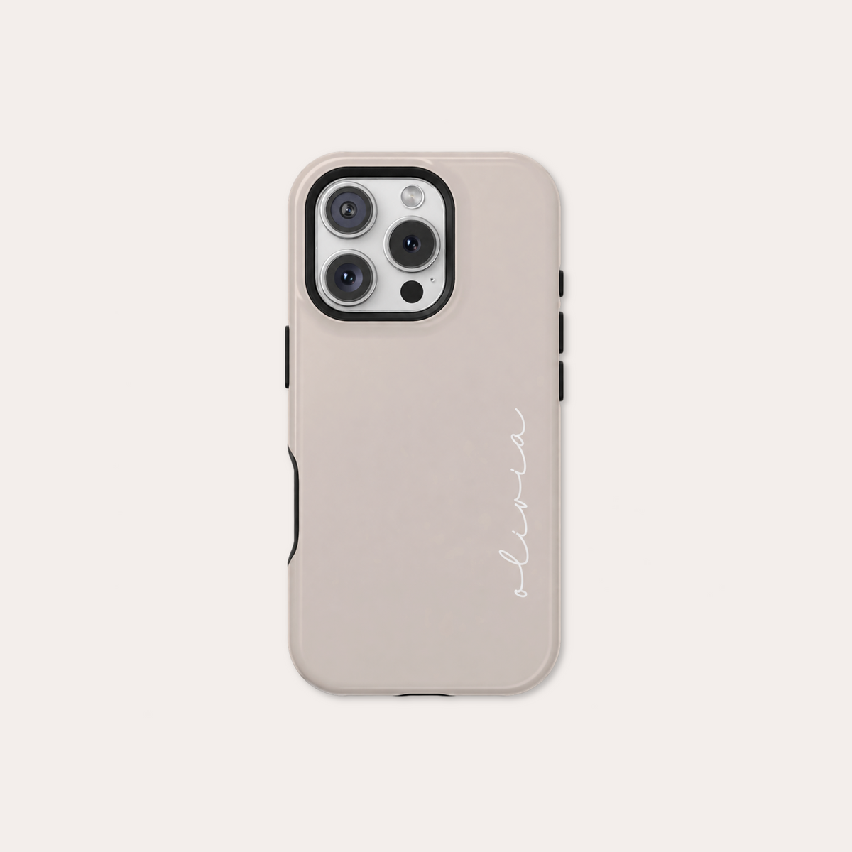 Personalized Name Minimal Hand Script iPhone Case