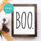 Free Printable Boo Modern Farmhouse Halloween Wall Art Decor Download - Printjoy