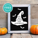 Free Printable Fun Family Halloween Wall Art Decor Download - Printjoy