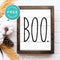 Free Printable Boo Modern Farmhouse Halloween Wall Art Decor Download - Printjoy