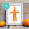 Free Printable Scarecrow Halloween Wall Art Decor Download - Printjoy