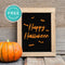 Free Printable Happy Halloween Bats Wall Art Decor Download - Printjoy