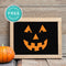 Free Printable Jack O Lantern Pumpkin Face Halloween Wall Art Decor Download - Printjoy