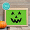 Free Printable Jack O Lantern Pumpkin Face Halloween Wall Art Decor Download - Printjoy