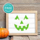 Free Printable Jack O Lantern Pumpkin Face Halloween Wall Art Decor Download - Printjoy