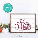Free Printable Pumpkins Modern Farmhouse Fall Wall Art Decor Download - Printjoy