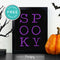 Free Printable Spooky Modern Halloween Wall Art Decor Download - Printjoy