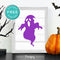 Free Printable Spooky Ghost Halloween Wall Art Decor Download - Printjoy