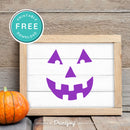 Free Printable Jack O Lantern Pumpkin Face Halloween Wall Art Decor Download - Printjoy