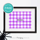 Free Printable Mini Boo Halloween Wall Art Decor Download - Printjoy