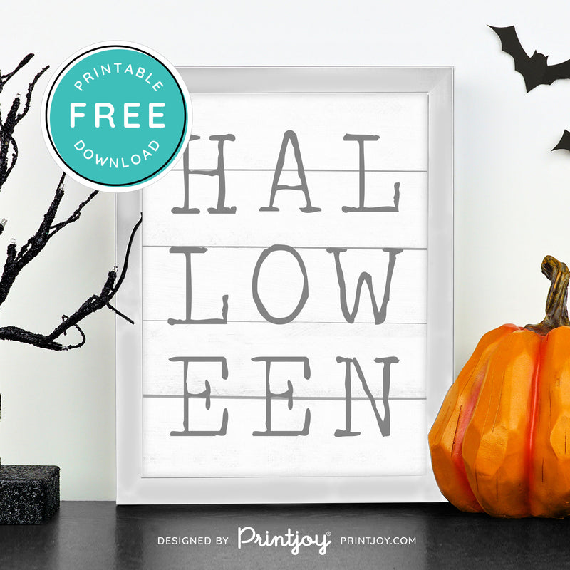 Free Printable Halloween Modern Wall Art Decor Download - Printjoy