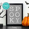 Free Printable Spooky Modern Halloween Wall Art Decor Download - Printjoy