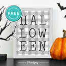 Free Printable Halloween Modern Wall Art Decor Download - Printjoy